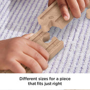 Fisher-Price HDX05 Thomas and Friends Wooden Railway Straights and Curves Clackety Track Pack