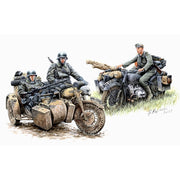 Master Box 1/35 German Motorcycle Troops with Etching