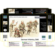 Master Box 03593 1/35 German Infantry DAK WWII North Africa Desert Battles Series
