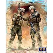Master Box 24068 1/24 No. 1 Our route has been changed Figures Modern War Series Kit 4820113082252
