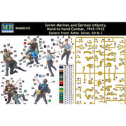Master Box 35152 1/35 Soviet Marines and German Infantry Hand-to-hand Combat 1941-42 Easters Front Battle Series Kit No.2