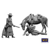 Master Box 35203 1/35 Outlow. Gunslinger Series Kit No.1 Marshal Tom Tucker Molly and Rebecca Hanson