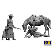 Master Box 35203 1/35 Outlow. Gunslinger Series Kit No.1 Marshal Tom Tucker Molly and Rebecca Hanson