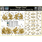 Master Box 35207 1/35 Modern Wars Danger Close Special Operations Team Present Day Plastic Model Figures Kit