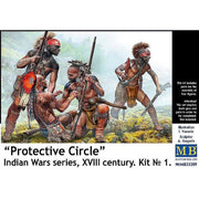 Master Box 35209 1/35 Protective Circle Indian Wars series (XVIII century) Kit 1 4820113082276