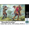 Master Box 35210 1/35 Wounded Brother Indian Wars Series XVIII Century No. 2 Plastic Model Kit