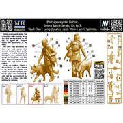 Master Box 35215 1/35 Post-apocalyptic fiction Desert Battle Series Skull Clan - Long-distance raid No.3