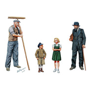 Master Box 3567 1/35 Civilians Western Region WWII Era Plastic Model Kit 4820113080340