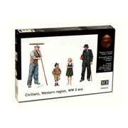 Master Box 3567 1/35 Civilians Western Region WWII Era Plastic Model Kit 4820113080340