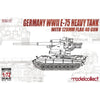 Modelcollect UA72136 1/72 German WWII E-75 Heavy Tank with 128mm Flak 40 Gun