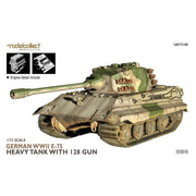 Modelcollect 72168 1/72 German E-75 Heavy Tank with 128 Gun Plastic Model Kit
