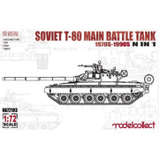 Modelcollect 1/72 Soviet T-80 Main Battle Tank 1970S-1990S 4 in 1