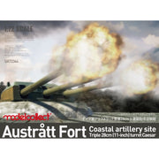 Modelcollect UA72344 Austratt fort coastal artillery site triple 28cm t