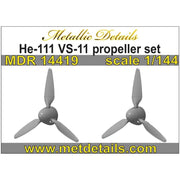 Metallic Details 14419 1/144 Heinkel He-111H VS-11 Propeller Set Detail Set