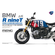 Meng MT-003t 1/9 BMW R nineT Option 719 Pre-Coloured Mars Red/Cosmic Blue
