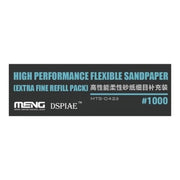 Meng MTS-042a High Performance Flexible Sandpaper - No.1000 Fine Refill Pack (2mm/3mm/5mm) (6pcs)