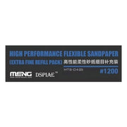 Meng MTS-042b High Performance Flexible Sandpaper - No.1200 Fine Refill Pack (2mm/3mm/5mm) (6pcs)