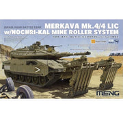 Meng TS-049 Israel Main Battle Tank Merkava Mk.4/4LIC with Nochri-Kal Mine Roller System Plastic Model Kit