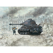 Meng WWT-003 World War Toons King Tiger with Porsche Turret