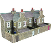 Metcalfe N Low Relief Stone Terraced House Backs