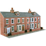 Metcalfe PO274 OO/HO Low Relief Brick Terrace Fronts Card Kit | Metro Hobbies