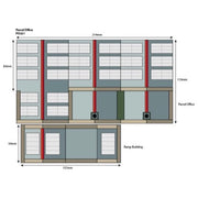 Metcalfe PO321 OO/HO Parcels Office Card Kit