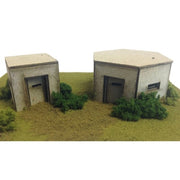 Metcalfe PO520 OO/HO WW2 Pillboxes Card Kit