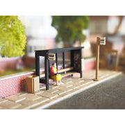 Metcalfe PO525 OO/HO Bus Shelter Card Kit