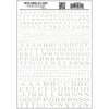 Woodland Scenics MG702 Roman R.R. White Dry Decals