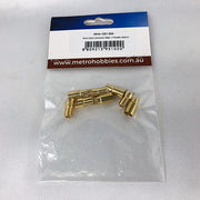 Metro Hobbies 6mm Gold Connector Male + Female (4 pair)