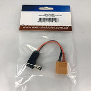 Metro Hobbies Battery Adapter Lead - Fatshark > XT-60 Socket - 6cm - 1 pc 22AWG (1pce)
