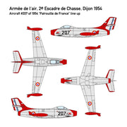 Miniwings 343 1/144 Dassault MD 450 Ouragan Plastic Model Kit