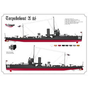 Mirage 350505 1/350 A 86 German Torpedoboat A/III Class