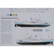 Mirage 1/350 Flower Class Corvette HMS Pennywort K111