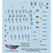 Mirage 481314 1/48 Halberstadt CL.IV Rollang Long Fuselage Version