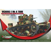 Mirage 72603 1/72 Tank Vickers E MK.A Twin Turret