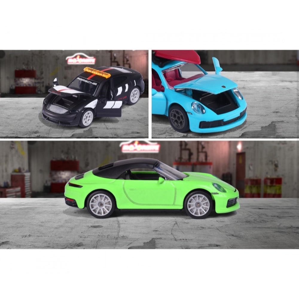 Majorette 1/64 Porsche Premium Cars Hot Pop Kids Toys Motor