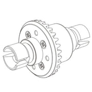 MJX 16420G Complete Metal Diff
