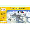 Mark I Models 144115 1/144 Messerschmitt Me-262A-1/Avia S-92 Interceptor 2in1 Plastic Model Kit
