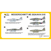 Mark One Models 144115 1/144 Messerschmitt Me-262A-1/Avia S-92 Interceptor 2in1