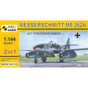 Mark I Models 144116 1/144 Messerschmitt Me-262A-1 Jet Fighter Bomber 2in1 Plastic Model Kit