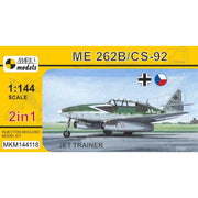 Mark I Models 144118 1/144 Messerschmitt Me-262B Schwalbe Jet Trainer 2in1 Plastic Model Kit