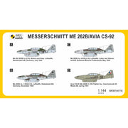 Mark One Models 144118 1/144 Messerschmitt Me-262B Schwalbe Jet Trainer 2in1