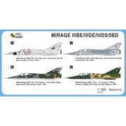 Mark One Models 144132 1/144 Dassault Mirage IIIBE/DE/DS/5BD Two-Seater