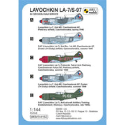 Mark One Models 144162 1/144 La-7/S-97 In Czechoslovak Service bagged