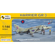 Mark I Models 14499 1/144 BAe Harrier GR.3 Operation Corporate The Hawker Siddeley Harrier Jump Jet Plastic Model Kit