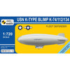 Mark One Models 72010 1/720 K-type Blimp K-74/112/134 Fleet Defender Non-ridgid Plastic Model Kit