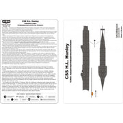 Mikro-Mir 35-013 1/35 CSS H.L. Hunley Confederate Submarine