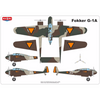 Mikro Mir 48-016 1/48 Fokker G-1A Dutch Twin Boom WW2 Aircraft