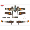 Mikro Mir 48-016 1/48 Fokker G-1A Dutch Twin Boom WW2 Aircraft
